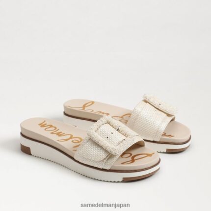 jp Sam Edelman 女性 アリアン ビーズ スライド サンダル 白金 4NFV0P701 履物