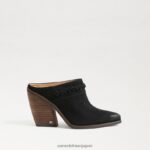 jp Sam Edelman 女性 アリソン・ウェスタン・ラバ 黒いスエード 4NFV0P882 履物 - Image 2