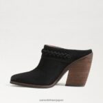 jp Sam Edelman 女性 アリソン・ウェスタン・ラバ 黒いスエード 4NFV0P882 履物 - Image 4