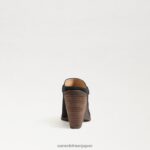 jp Sam Edelman 女性 アリソン・ウェスタン・ラバ 黒いスエード 4NFV0P882 履物 - Image 5