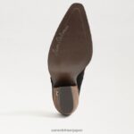 jp Sam Edelman 女性 アリソン・ウェスタン・ラバ 黒いスエード 4NFV0P882 履物 - Image 6