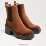 jp Sam Edelman 女性 アンダーソンチェルシーブーツ フロンティアブラウン 4NFV0P756 履物