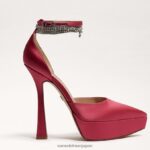 jp Sam Edelman 女性 アンディ プラットフォーム ヒール ウルトラフクシア 4NFV0P762 履物 - Image 2