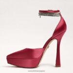 jp Sam Edelman 女性 アンディ プラットフォーム ヒール ウルトラフクシア 4NFV0P762 履物 - Image 4