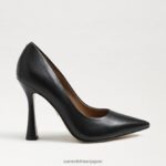 jp Sam Edelman 女性 アントニア ポインテッドトゥ パンプス 黒 4NFV0P837 履物 - Image 2