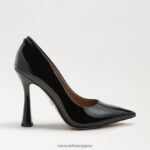 jp Sam Edelman 女性 アントニア ポインテッドトゥ パンプス ブラックパテント 4NFV0P838 履物 - Image 2
