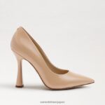 jp Sam Edelman 女性 アントニア ポインテッドトゥ パンプス ベージュ ブラッシュ パテント 4NFV0P839 履物 - Image 2