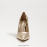 jp Sam Edelman 女性 アントニア ポインテッドトゥ パンプス 金箔 4NFV0P836 履物 - Image 3