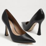 jp Sam Edelman 女性 アントニア ポインテッドトゥ パンプス 黒 4NFV0P837 履物 - Image 7