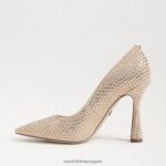 jp Sam Edelman 女性 アントニアグリッツポンプ ゴマ 4NFV0P958 履物 - Image 4