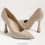 jp Sam Edelman 女性 アントニアグリッツポンプ ゴマ 4NFV0P958 履物 - Image 7