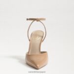 jp Sam Edelman 女性 アヴリル スリングバック ポンプ 黄金の砂の特許 4NFV0P735 履物 - Image 3