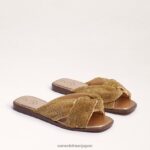 jp Sam Edelman 女性 イッシー スライドサンダル 金 4NFV0P467 履物