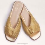 jp Sam Edelman 女性 イッシー スライドサンダル 金 4NFV0P467 履物 - Image 7