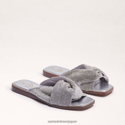 jp Sam Edelman 女性 イッシー スライドサンダル 銀 4NFV0P466 履物
