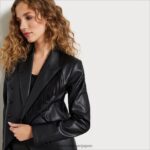 jp Sam Edelman 女性 イモジェンブレザー 黒のフリンジ 4NFV0P1262 衣服 - Image 3
