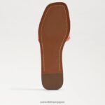 jp Sam Edelman 女性 イリーナ スライドサンダル テラコッタピンク/スタッコピンク 4NFV0P4 履物 - Image 6