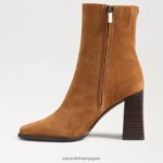 jp Sam Edelman 女性 イヴェット アンクルブーティ 焼き栗 4NFV0P806 履物 - Image 4