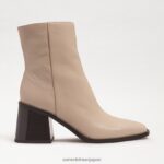 jp Sam Edelman 女性 ウィニーブーツ モダンなアイボリーレザー 4NFV0P457 履物 - Image 2