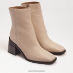 jp Sam Edelman 女性 ウィニーブーツ モダンなアイボリーレザー 4NFV0P457 履物