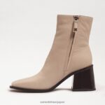 jp Sam Edelman 女性 ウィニーブーツ モダンなアイボリーレザー 4NFV0P457 履物 - Image 4
