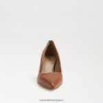 jp Sam Edelman 女性 ウィーン キトゥン ヒール ポンプ サドルレザー 4NFV0P942 履物 - Image 3