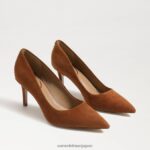 jp Sam Edelman 女性 ウィーン キトゥン ヒール ポンプ フロンティアブラウンスエード 4NFV0P210 履物