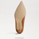 jp Sam Edelman 女性 ウィーン キトゥン ヒール ポンプ フロンティアブラウンスエード 4NFV0P210 履物 - Image 6