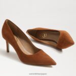 jp Sam Edelman 女性 ウィーン キトゥン ヒール ポンプ フロンティアブラウンスエード 4NFV0P210 履物 - Image 7