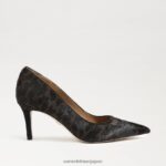 jp Sam Edelman 女性 ウィーン キトゥン ヒール ポンプ ブラウンマルチレザー 4NFV0P207 履物 - Image 2