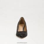 jp Sam Edelman 女性 ウィーン キトゥン ヒール ポンプ ブラウンマルチレザー 4NFV0P207 履物 - Image 3