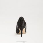 jp Sam Edelman 女性 ウィーン キトゥン ヒール ポンプ ブラウンマルチレザー 4NFV0P207 履物 - Image 5