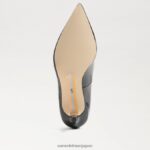 jp Sam Edelman 女性 ウィーン キトゥン ヒール ポンプ ブラックパテント 4NFV0P213 履物 - Image 6