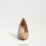 jp Sam Edelman 女性 ウィーン キトゥン ヒール ポンプ 柔らかいベージュの革 4NFV0P208 履物 - Image 3