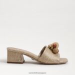jp Sam Edelman 女性 ウェストン スライド 卵殻 4NFV0P628 履物 - Image 2