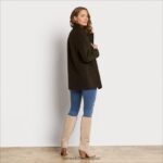 jp Sam Edelman 女性 ウールピーコートジャケット ミリタリーグリーン 4NFV0P1157 衣服 - Image 3