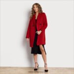 jp Sam Edelman 女性 ウールブレンドピーコート 赤 4NFV0P1239 衣服 - Image 3