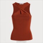 jp Sam Edelman 女性 エイブリルセータータンク 粘土を焼く 4NFV0P1195 衣服 - Image 5