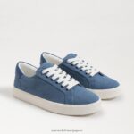 jp Sam Edelman 女性 エチル レースアップ スニーカー ウォッシュドインディゴ 4NFV0P343 履物