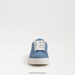 jp Sam Edelman 女性 エチル レースアップ スニーカー ウォッシュドインディゴ 4NFV0P343 履物 - Image 3
