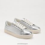 jp Sam Edelman 女性 エチル レースアップ スニーカー ソフトシルバー 4NFV0P344 履物