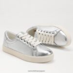 jp Sam Edelman 女性 エチル レースアップ スニーカー ソフトシルバー 4NFV0P344 履物 - Image 7