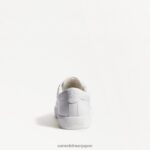 jp Sam Edelman 女性 エチル レースアップ スニーカー 白い革 4NFV0P342 履物 - Image 5