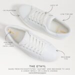 jp Sam Edelman 女性 エチル レースアップ スニーカー 白い革 4NFV0P342 履物 - Image 7