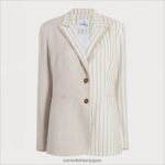 jp Sam Edelman 女性 エノーラ ブレザー クチナシ 4NFV0P1206 衣服 - Image 5