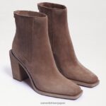 jp Sam Edelman 女性 エマリアブーツ 深いトープスエード 4NFV0P858 履物
