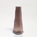 jp Sam Edelman 女性 エマリアブーツ 深いトープスエード 4NFV0P858 履物 - Image 3