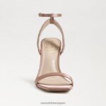 jp Sam Edelman 女性 オフィーリア アンクルストラップ ヒール ソフトプラリネ 4NFV0P536 履物 - Image 3