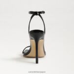 jp Sam Edelman 女性 オーキッドストラップヒール ブラックパテント 4NFV0P800 履物 - Image 5