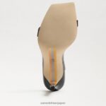 jp Sam Edelman 女性 オーキッドストラップヒール ブラックパテント 4NFV0P800 履物 - Image 6